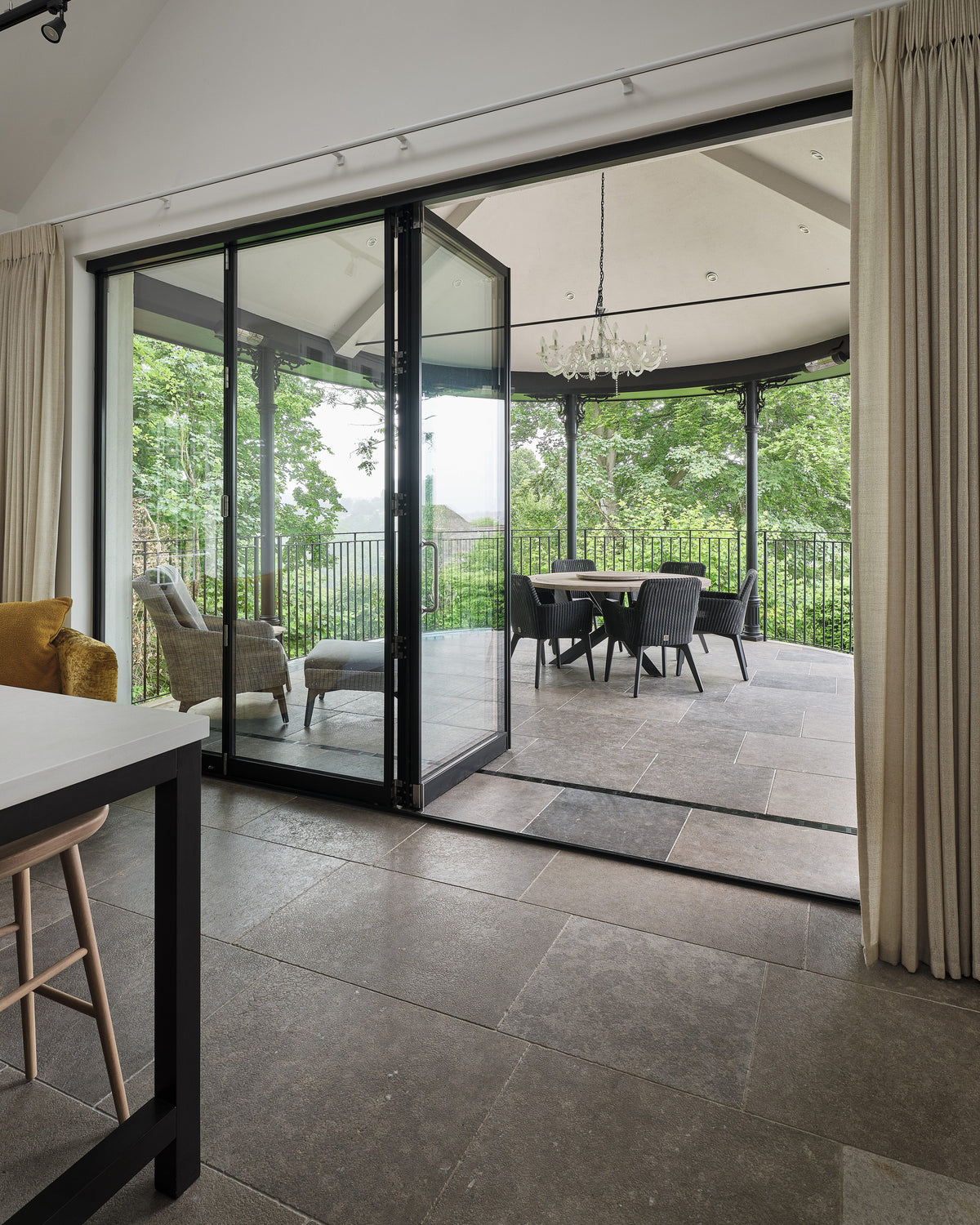 Ca’ Pietra Kimmeridge Limestone Tumbled & Etched Finish — official gallery image 10