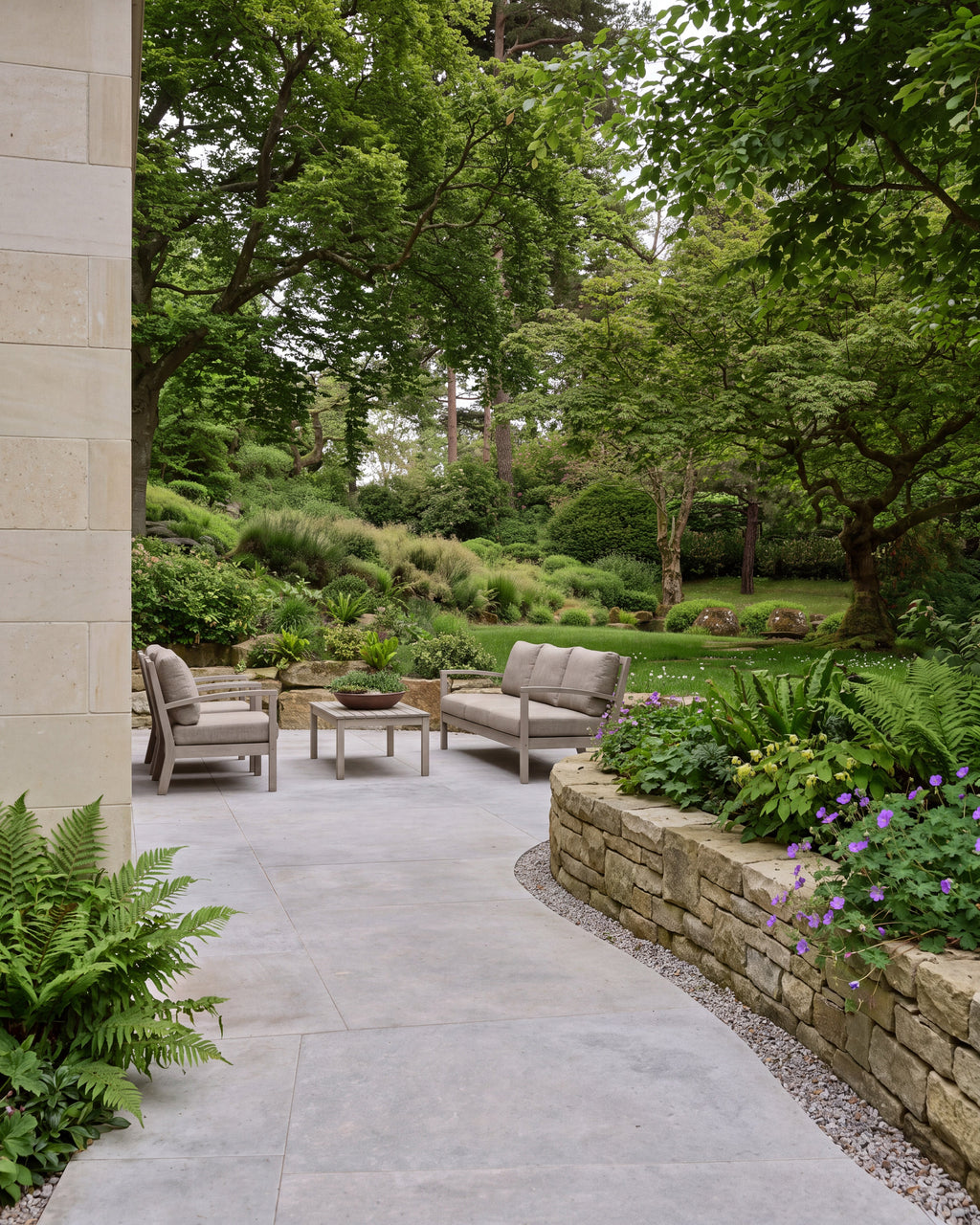 Ca’ Pietra Kimmeridge Limestone Paving Etched Finish — official gallery image 8
