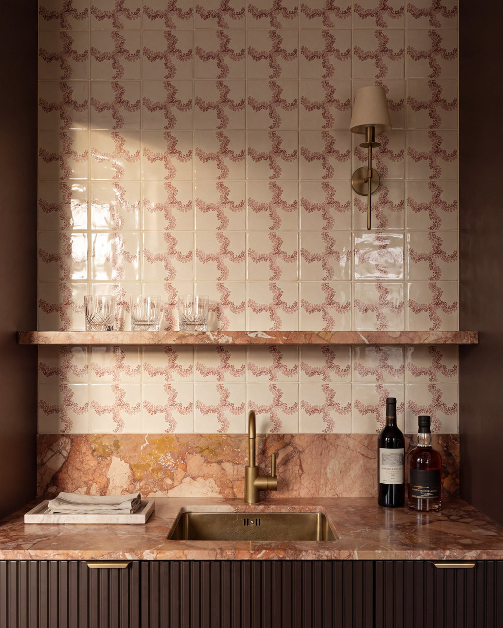 Ca’ Pietra STUDIO Sanderson - Oxbow Check Madder Pattern — official gallery image 1