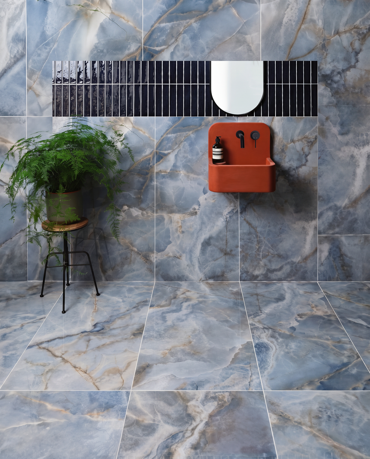 Ca’ Pietra California Porcelain Ocean — official gallery image 1