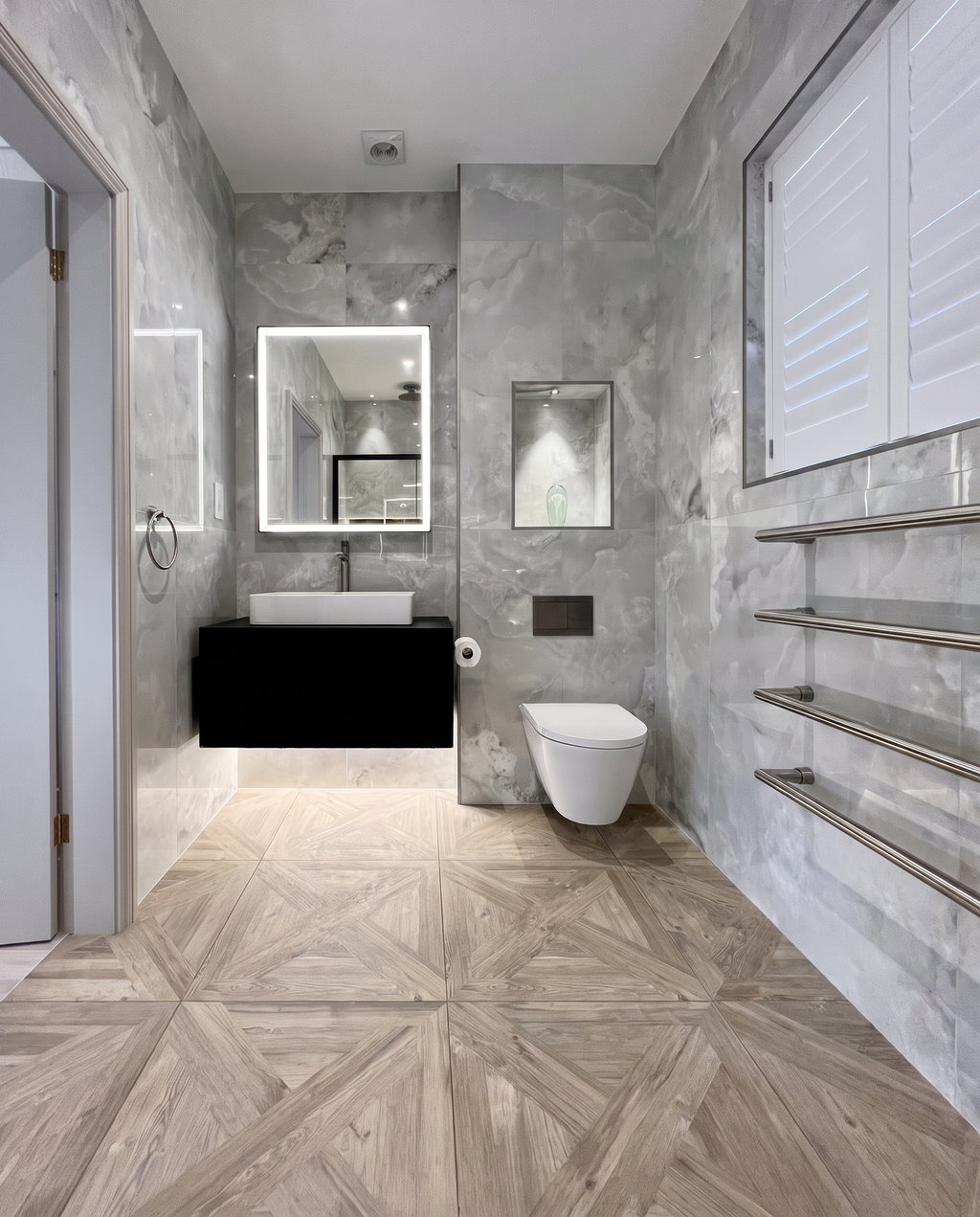 Ca’ Pietra California Porcelain Pearl — official gallery image 3