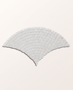 Ca’ Pietra Long Island Marble Fan Mosaic — official gallery image 2