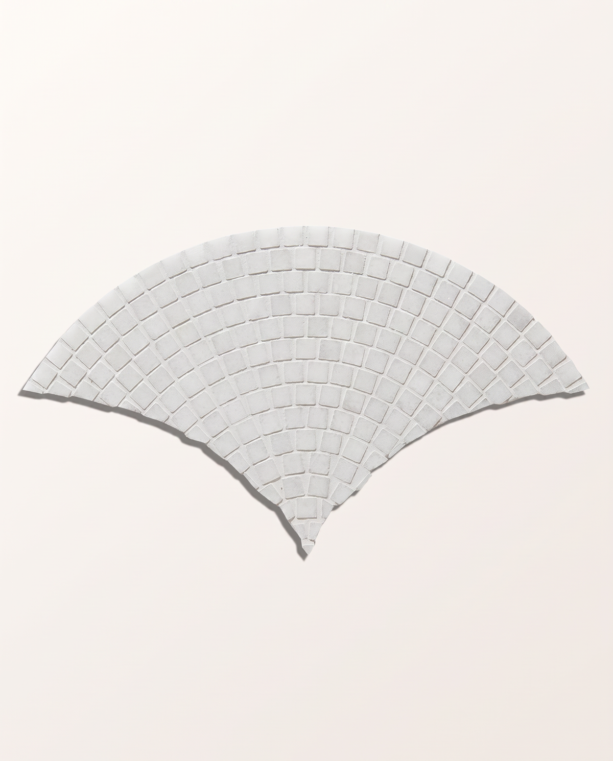 Ca’ Pietra Long Island Marble Fan Mosaic — official gallery image 2