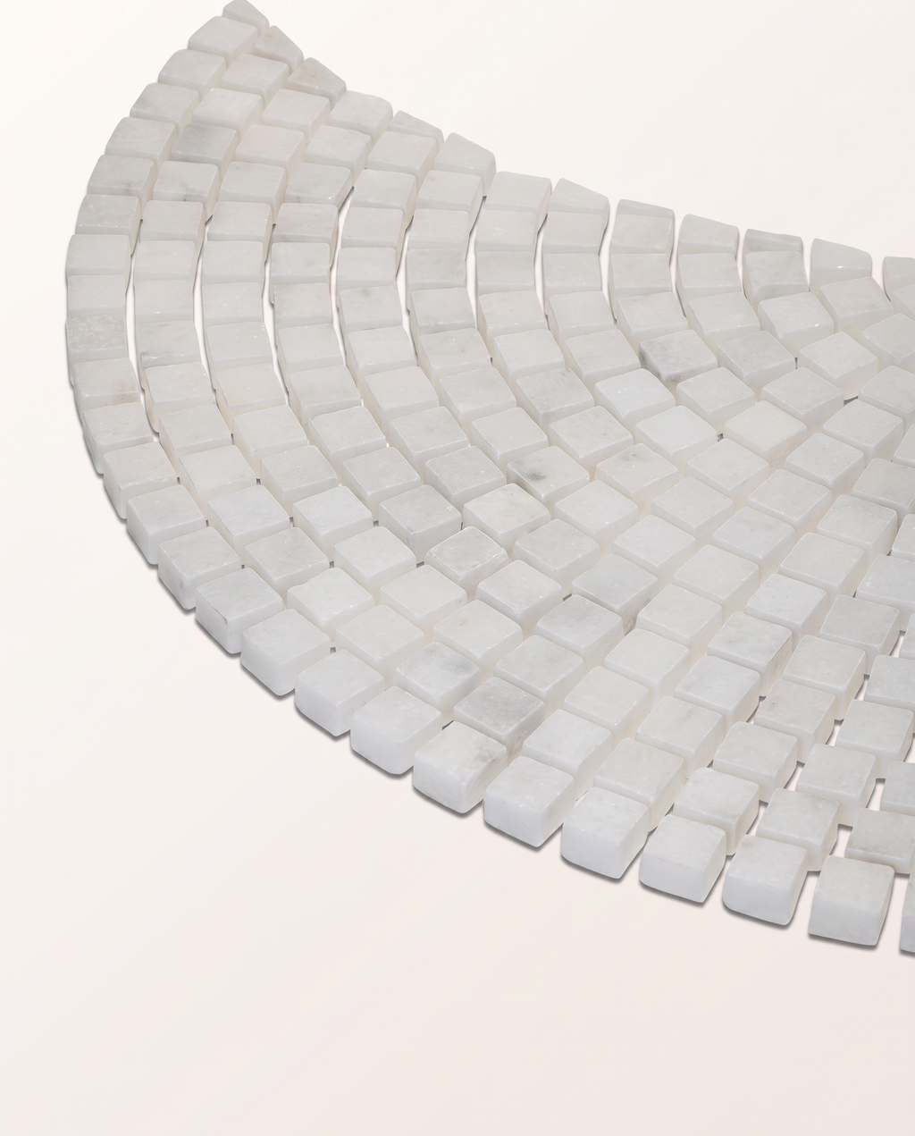 Ca’ Pietra Long Island Marble Fan Mosaic — official gallery image 3