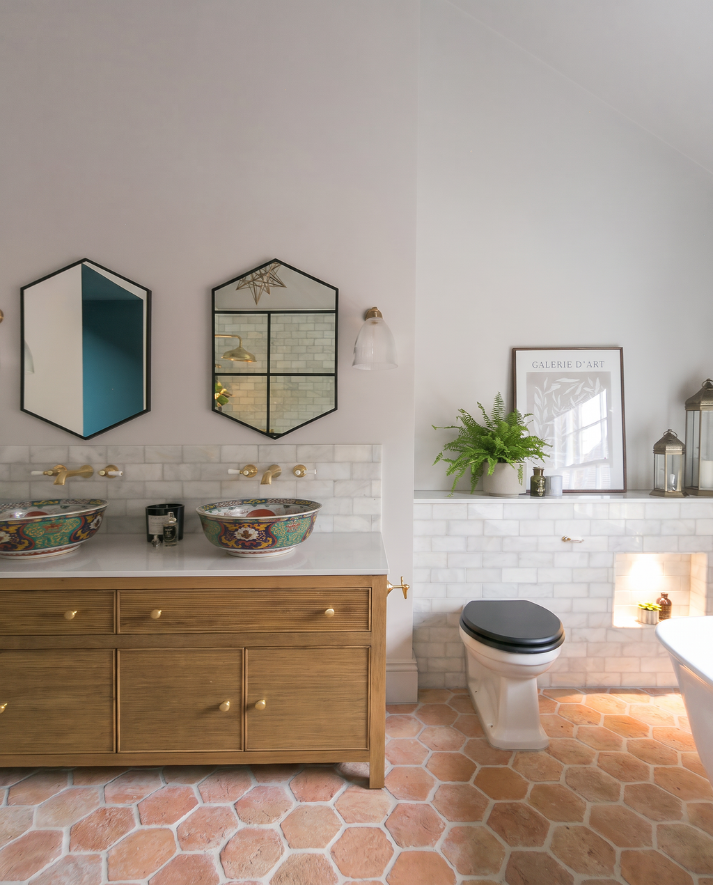 Ca’ Pietra Marlborough Terracotta Hexagon — official gallery image 4