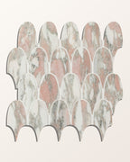 Ca’ Pietra East Java Flamingo Marble Plume Mosaic — official gallery image 2