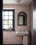 Ca’ Pietra East Java Flamingo Marble Plume Mosaic — official gallery image 1