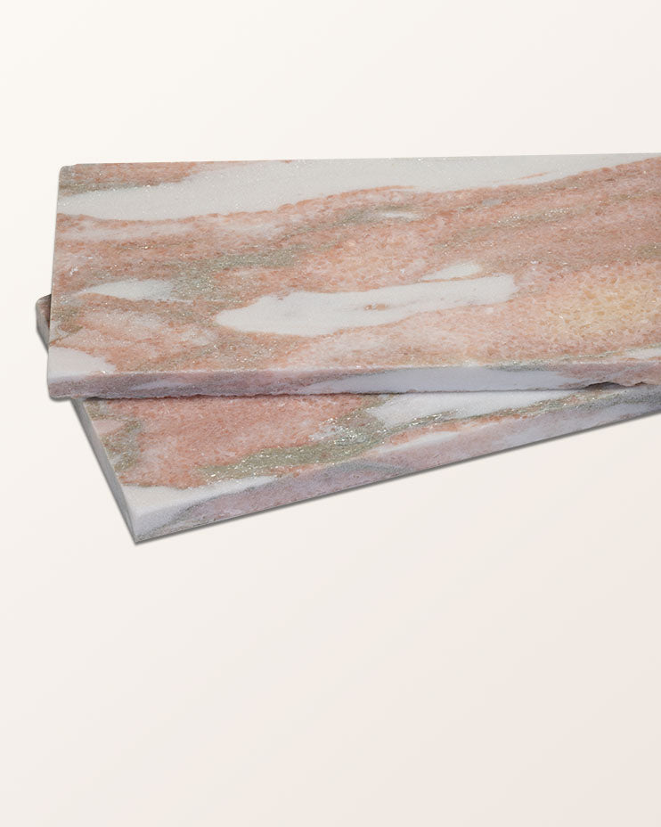 Ca’ Pietra East Java Flamingo Marble Honed Brick — official gallery image 5