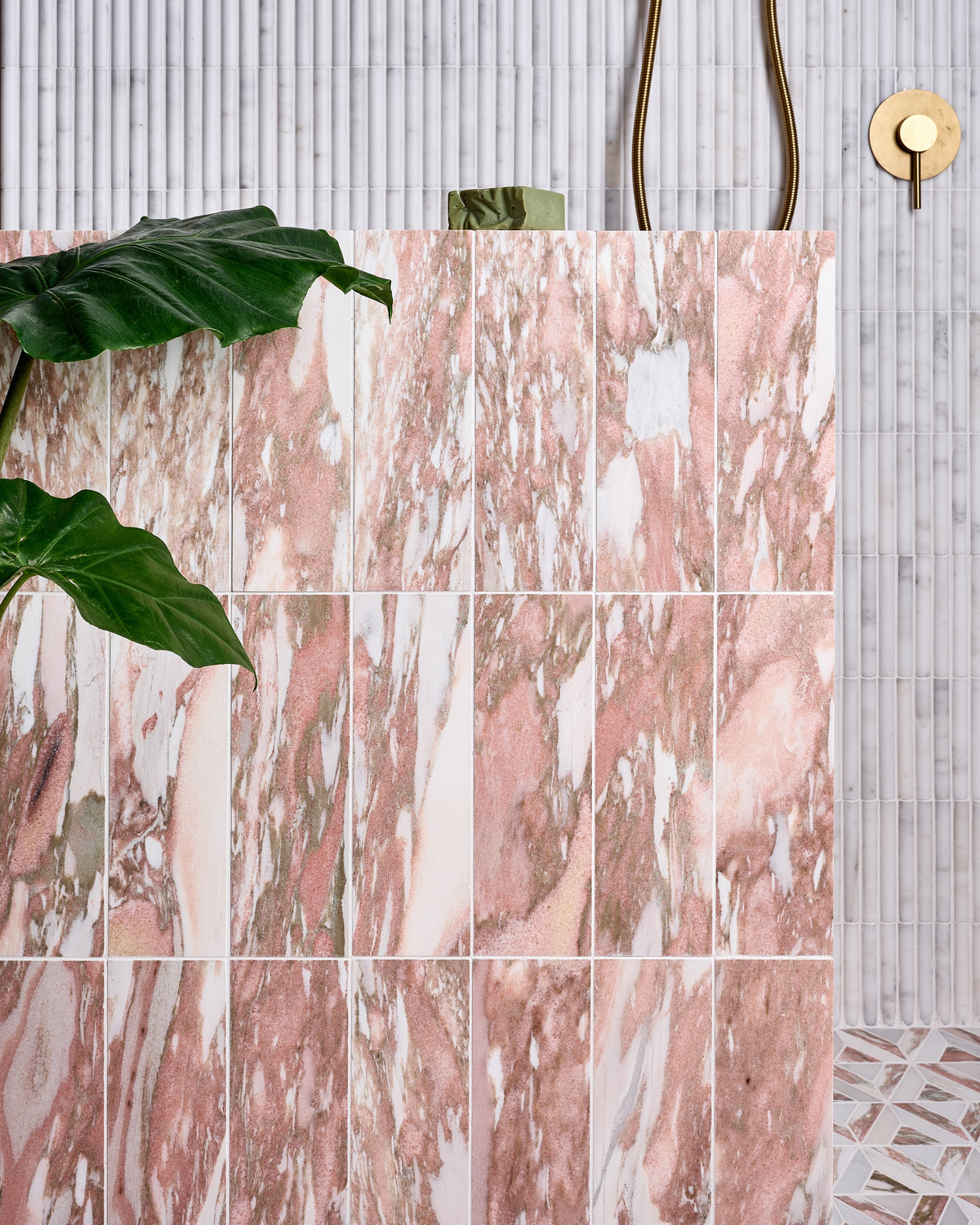 Ca’ Pietra East Java Flamingo Marble Honed Brick — official gallery image 4