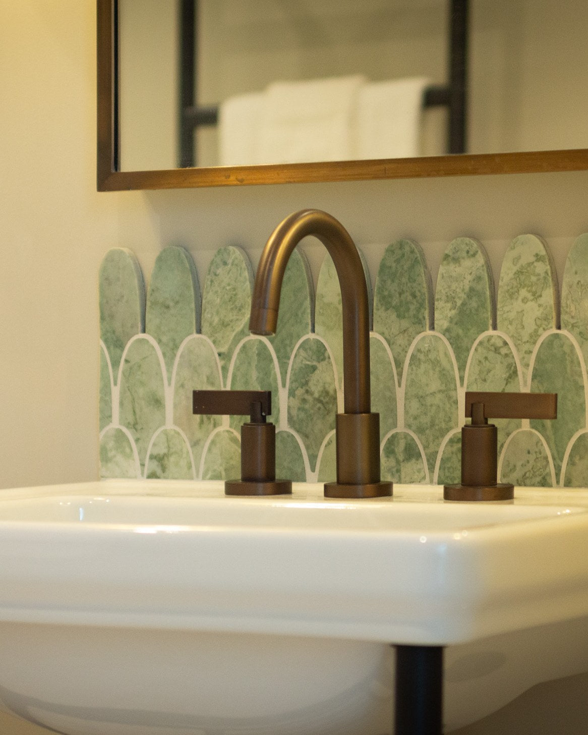 Ca’ Pietra East Java Hummingbird Marble Plume Mosaic — official gallery image 5