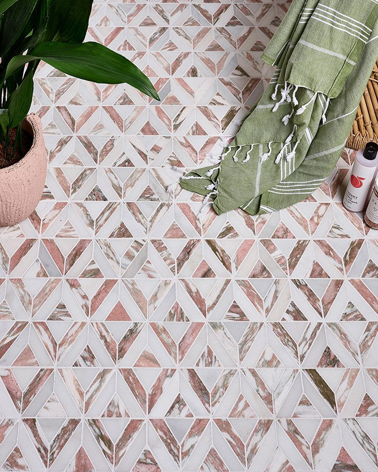 Ca’ Pietra East Java Flamingo Marble Temple Mosaic — official gallery image 8