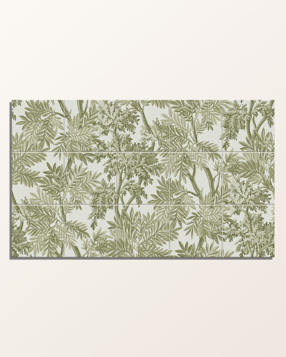 Ca’ Pietra Sanderson - Tapestry Trees Forest Mural Porcelain — official gallery image 8