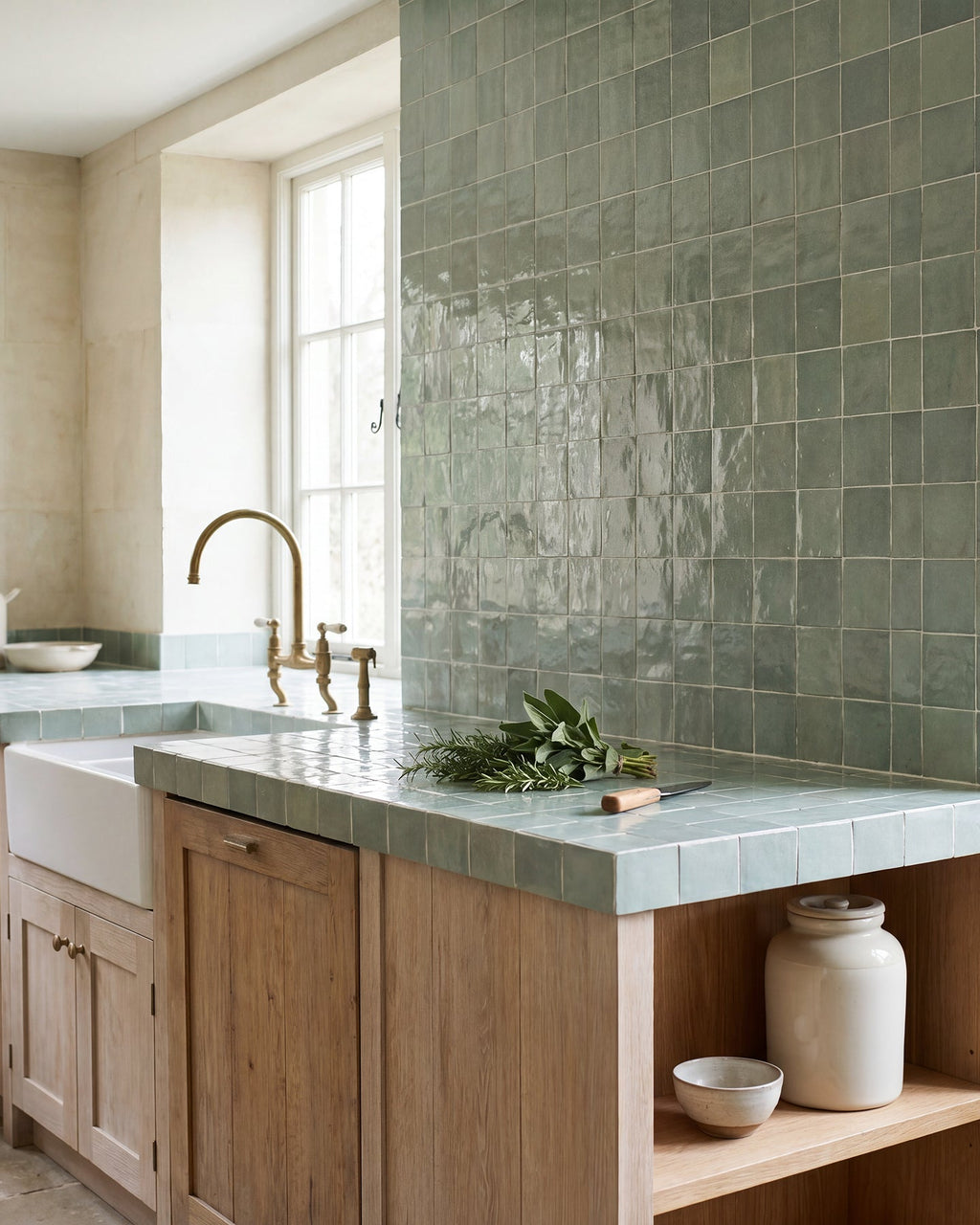 Ca’ Pietra Maroc Ceramic Mint — official gallery image 1