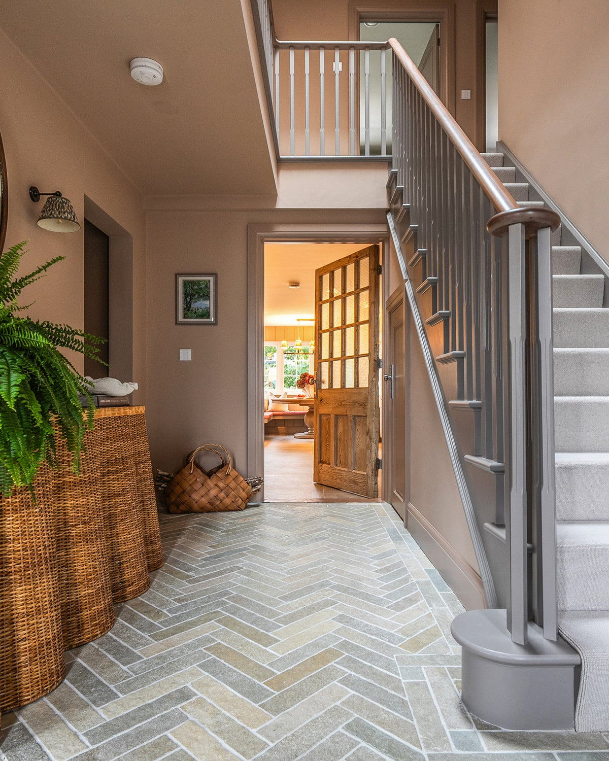 Ca’ Pietra Trusloe Limestone Seasoned Finish Parquet — official gallery image 1