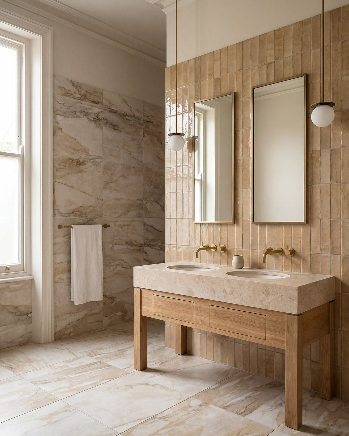 Ca’ Pietra East Village Porcelain Oro — official gallery image 9