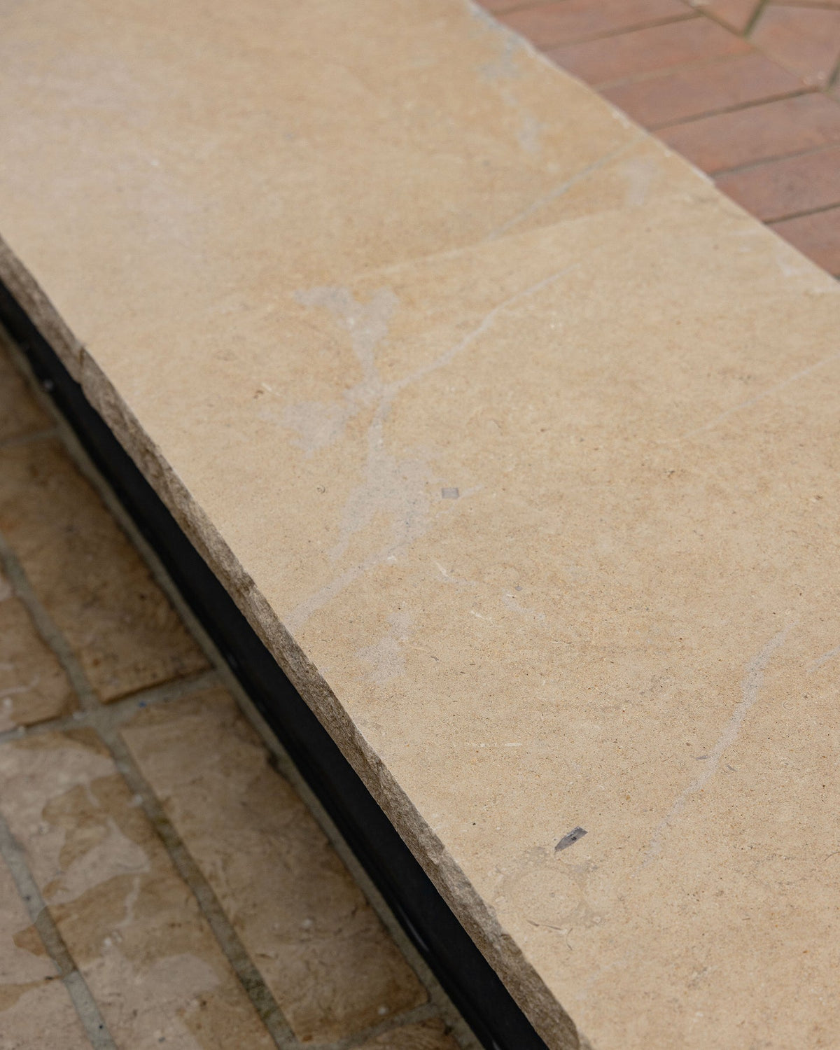 Ca’ Pietra Buscot Limestone Tumbled & Etched Cropped Coping — official gallery image 7