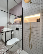 Ca’ Pietra Bamboo Porcelain Mosaic White — official gallery image 4