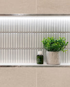 Ca’ Pietra Bamboo Porcelain Mosaic White — official gallery image 5