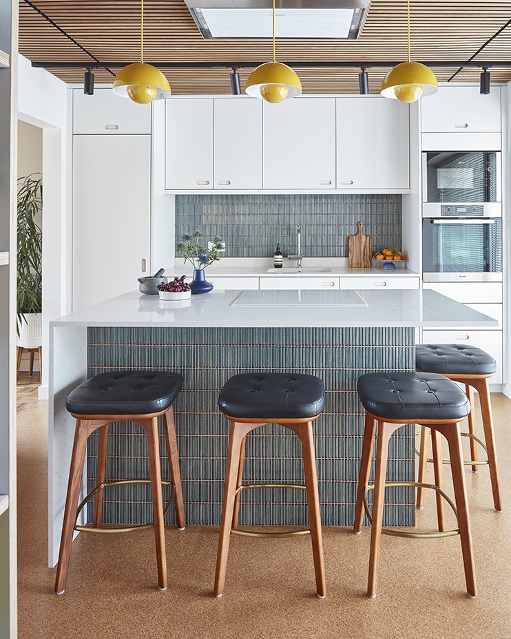 Ca’ Pietra Bamboo Porcelain Mosaic Verdigris — official gallery image 3