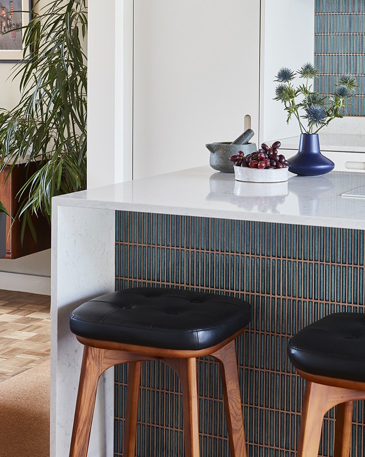 Ca’ Pietra Bamboo Porcelain Mosaic Verdigris — official gallery image 6
