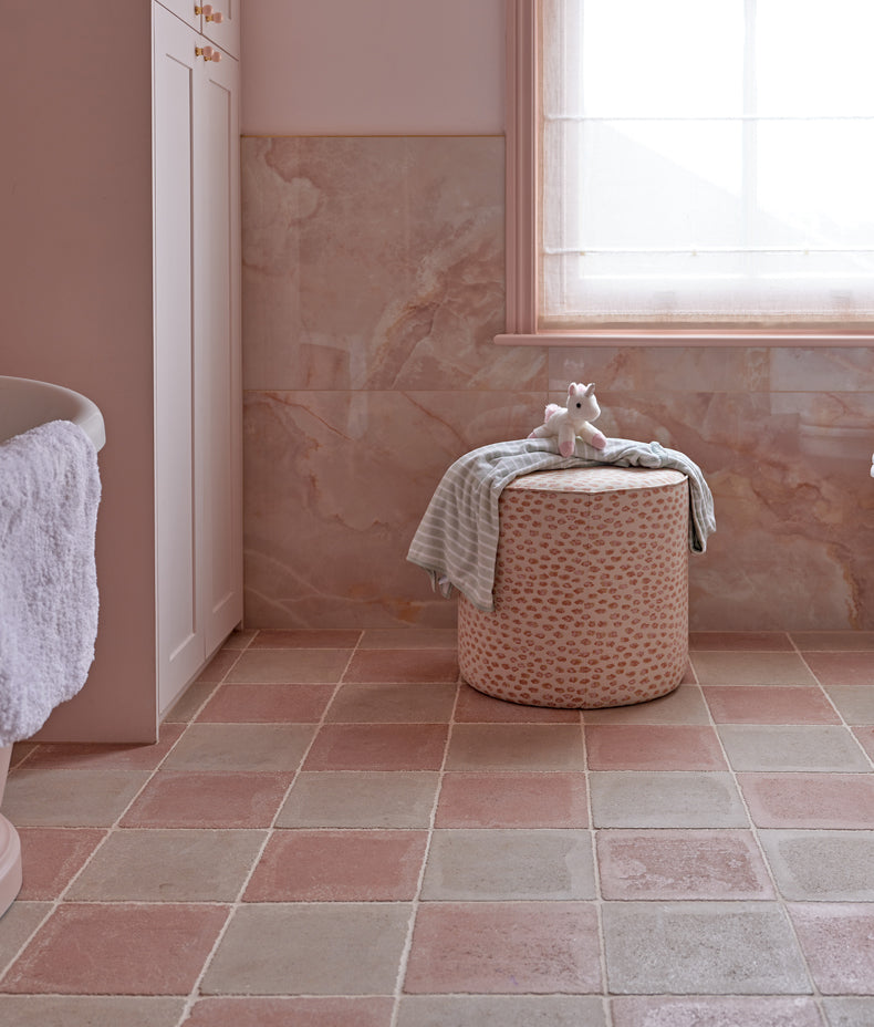 Ca’ Pietra Reform Composite Stone Tumbled Salmon Pink — official gallery image 7