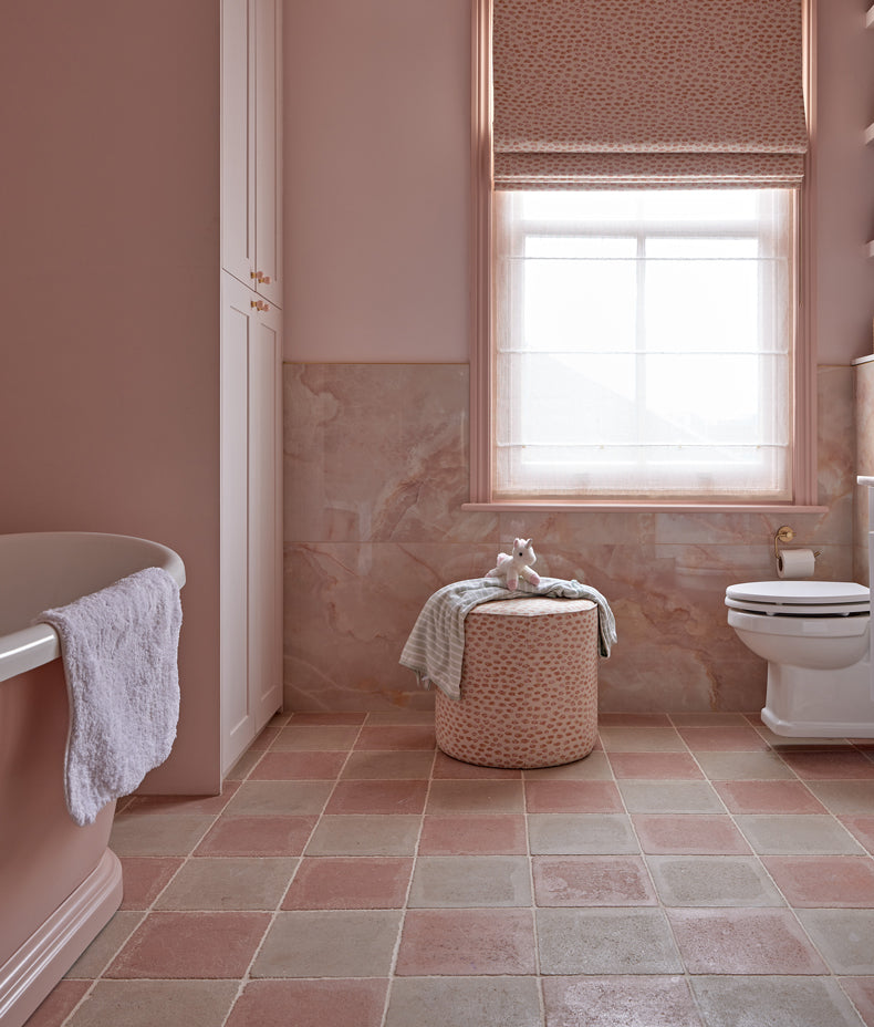 Ca’ Pietra Reform Composite Stone Tumbled Salmon Pink — official gallery image 8