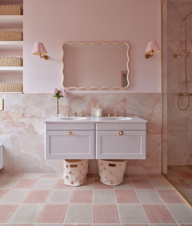 Ca’ Pietra Reform Composite Stone Tumbled Salmon Pink — official gallery image 11