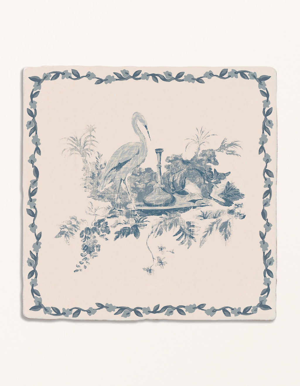Ca’ Pietra STUDIO Sanderson - Aesop's Fables Pottery Blue Decor — official gallery image 15