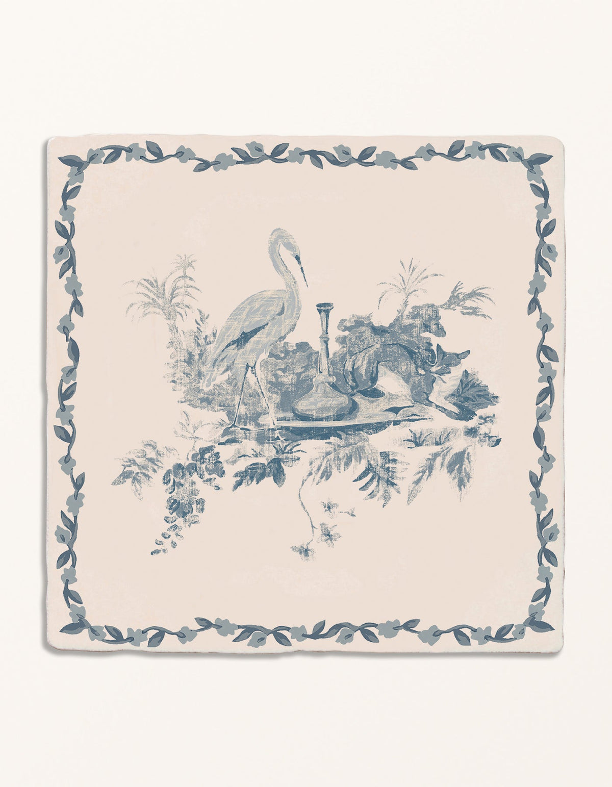 Ca’ Pietra STUDIO Sanderson - Aesop's Fables Pottery Blue Decor — official gallery image 15