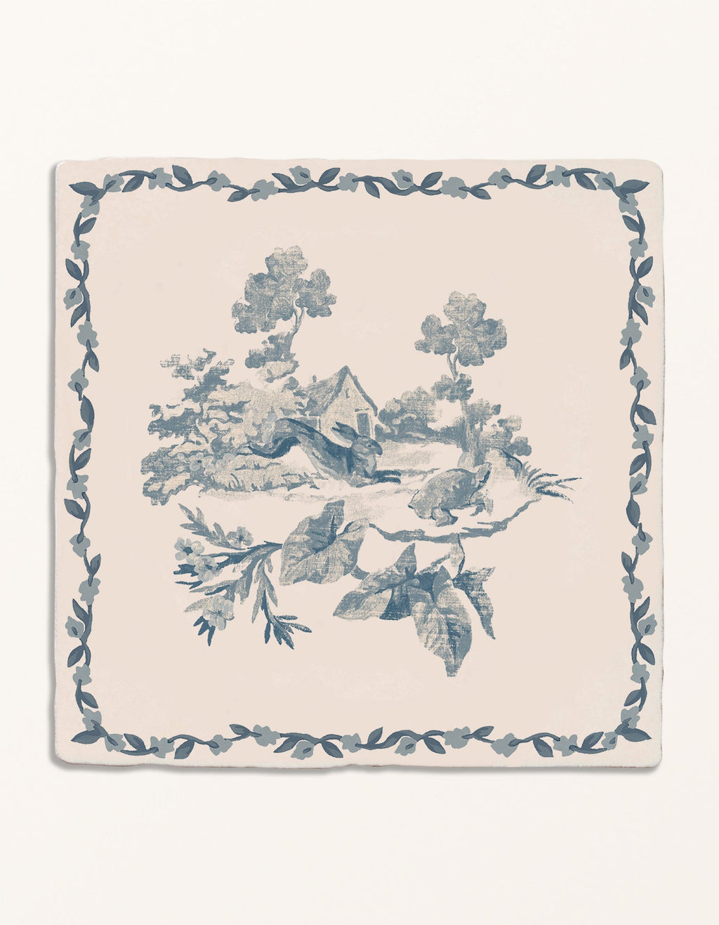 Ca’ Pietra STUDIO Sanderson - Aesop's Fables Pottery Blue Decor — official gallery image 16