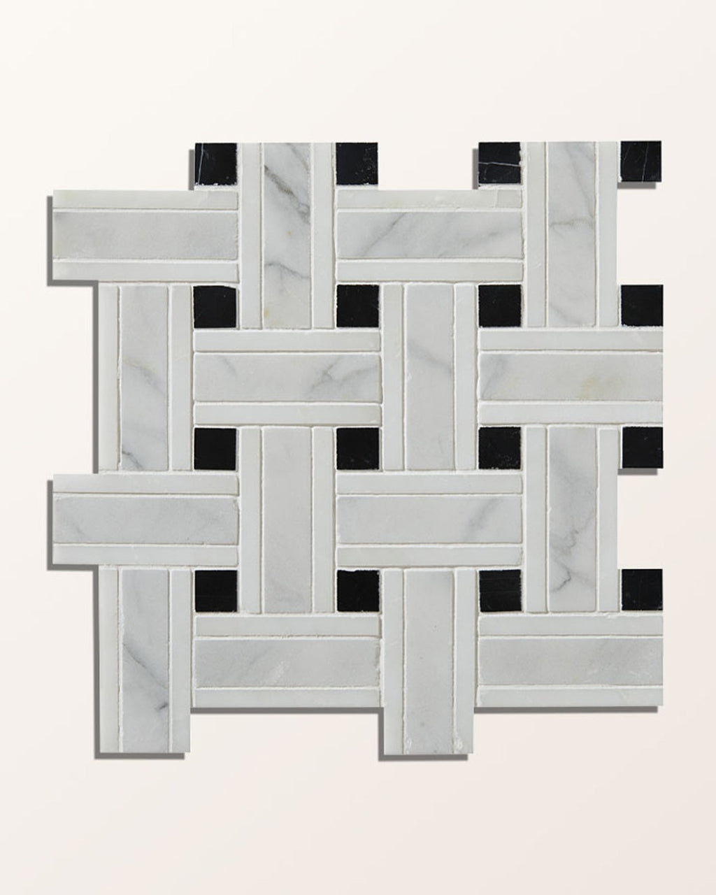 Ca’ Pietra Zen Marble Honed Finish Grand Basket Weave — official gallery image 2