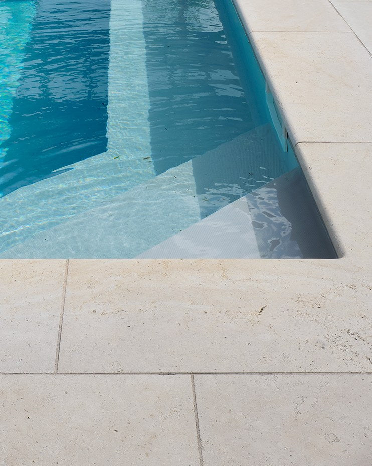 Ca’ Pietra Wychwood Limestone Etched Bullnose Coping — official gallery image 6