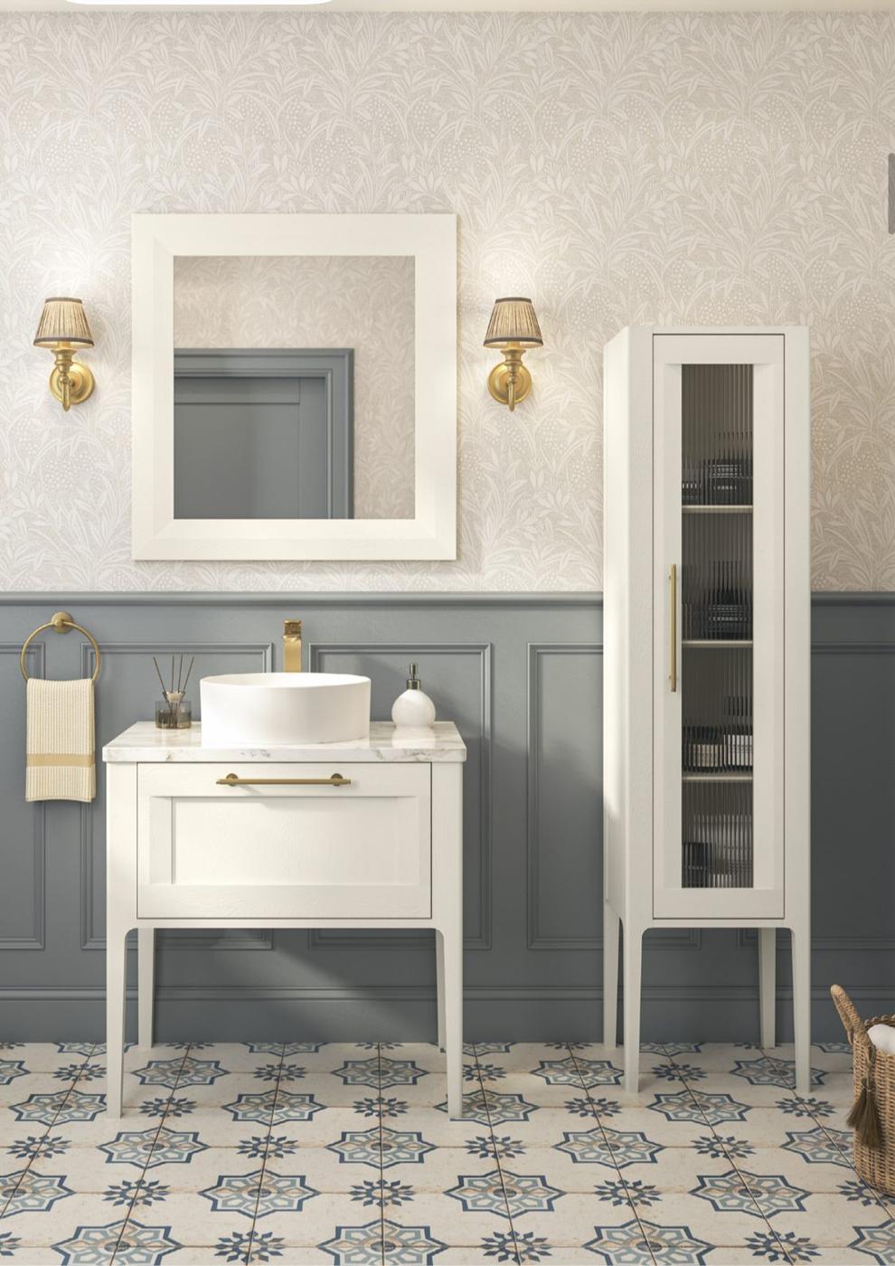 Catalano Juliette sit-on vanity unit in a bathroom