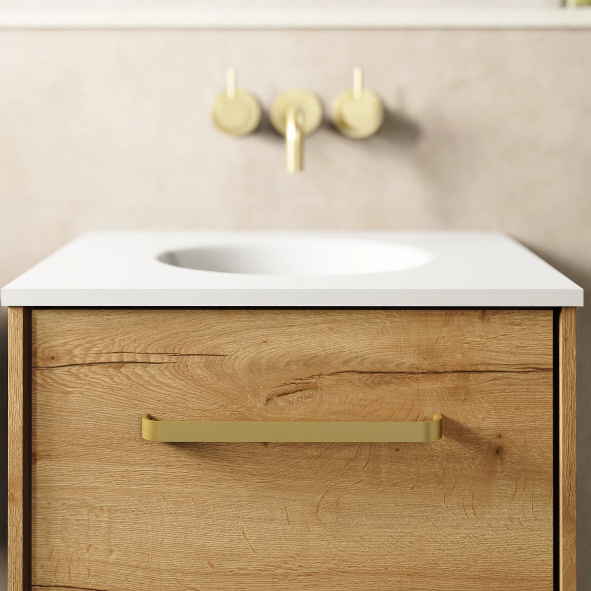 Crosswater Infinity Bar Handle in Brushed Brass