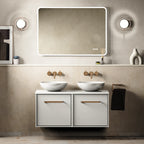 Crosswater Infinity 1000 Furniture Unit with Worktop in Matt White with Polar White worktop