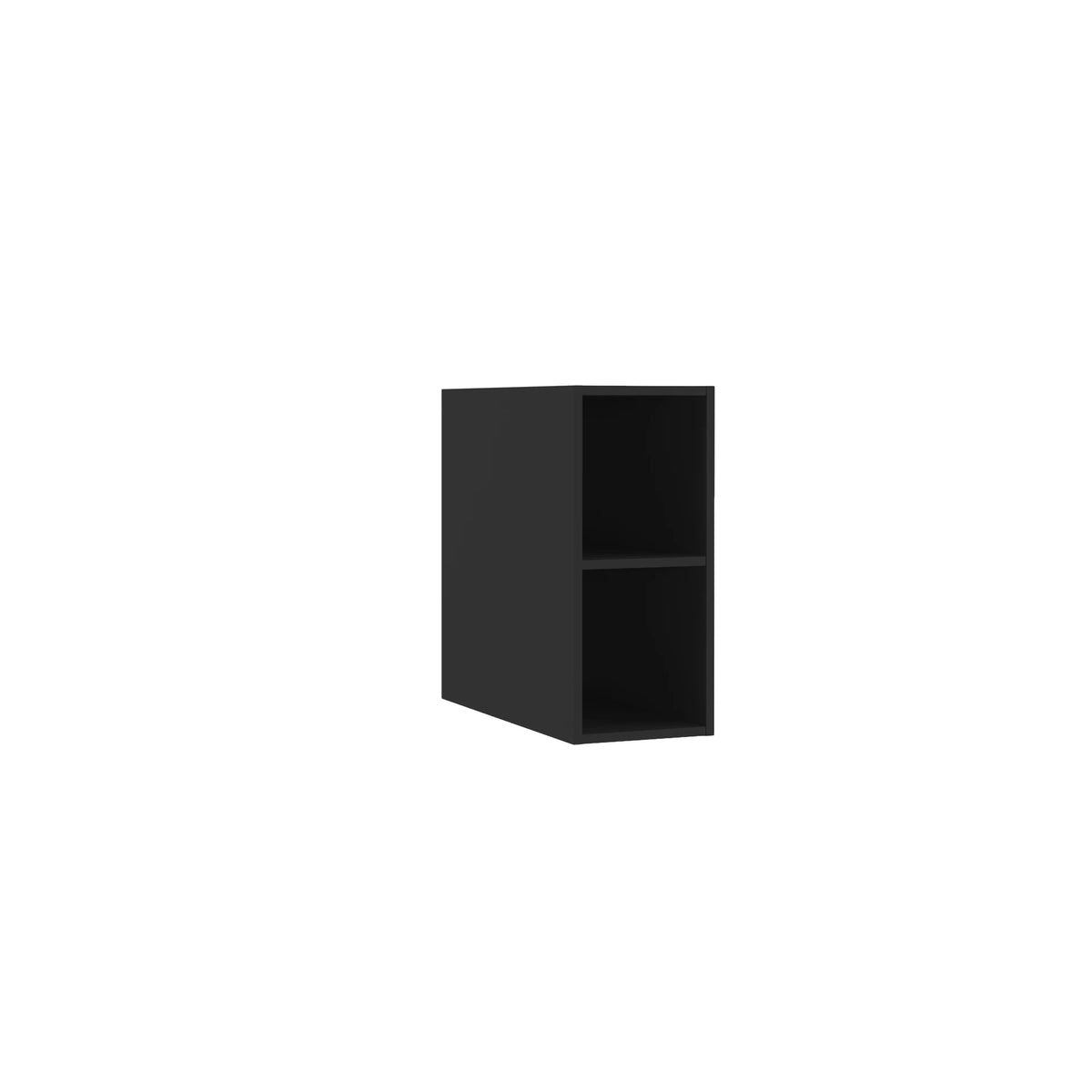 Crosswater Infinity 200 Shelving Unit in Matt Black