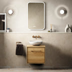 Crosswater Infinity 500 Furniture Unit with Worktop in Windsor Oak with Windsor Oak worktop