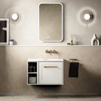 Crosswater Infinity 700 Furniture Unit with Basin in White Gloss, Right Hand basin