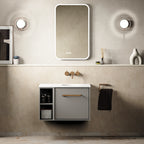 Crosswater Infinity 700 Furniture Unit with Basin in Storm Grey, Right Hand basin