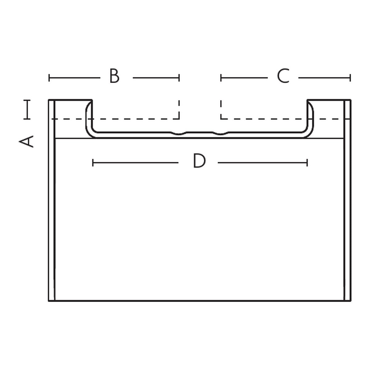 Impey Aqua Dec Linear 1 technical drawing
