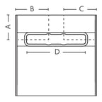 Impey aqua dec linear 2 5 technical drawing