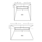 impey aqua dec linear 4 5 technical drawing