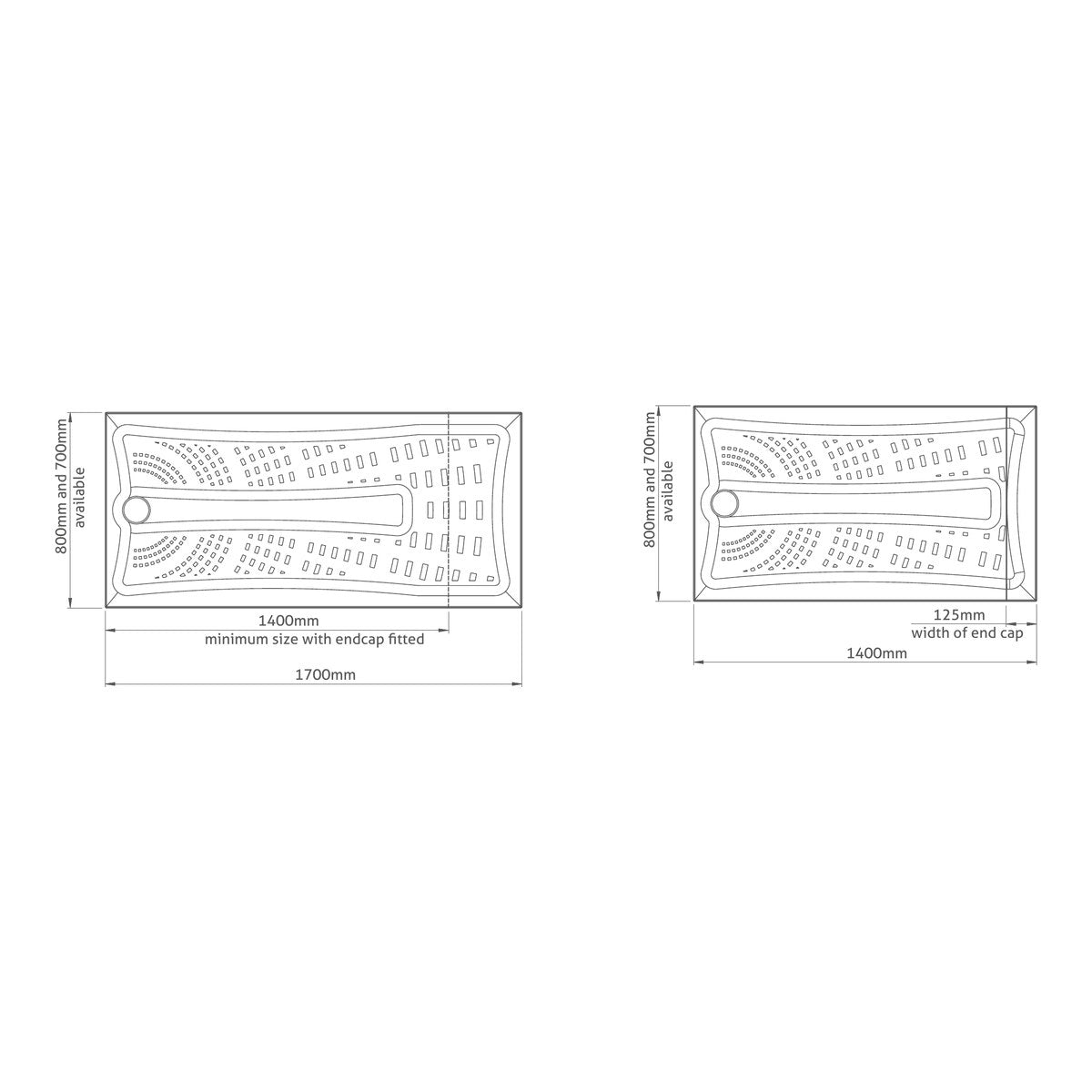 impey radiate bath replacement 3 technical drawing