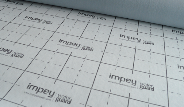 Impey WaterGuard self-adhesive membrane detail