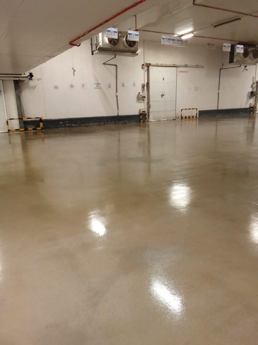 Innifloor Self-Levelling Floor Screed 3–60 mm – applied surface texture