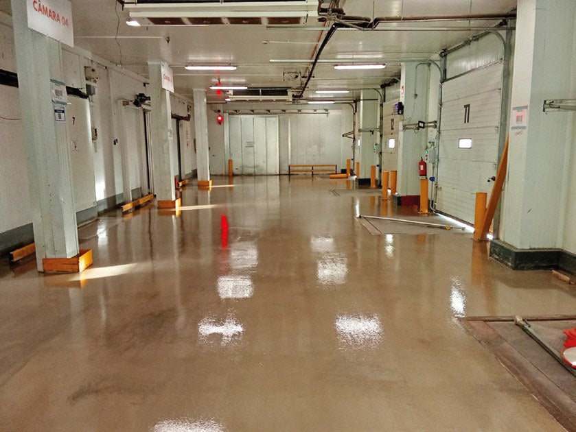 Innifloor Self-Levelling Floor Screed 3–60 mm – applied surface texture
