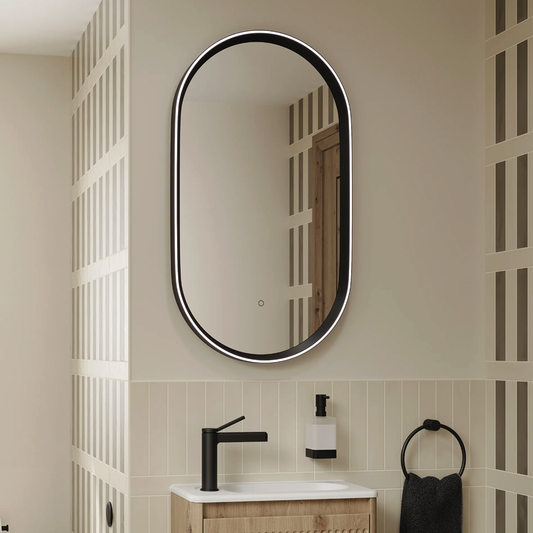 HIB Ionic 50 Pill LED Mirror  ( Various Colourways )