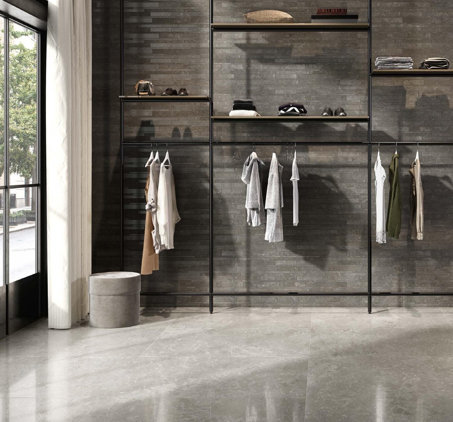 COEM Lagos Limestone-Effect light grey 60x120 lucidato lifestyle