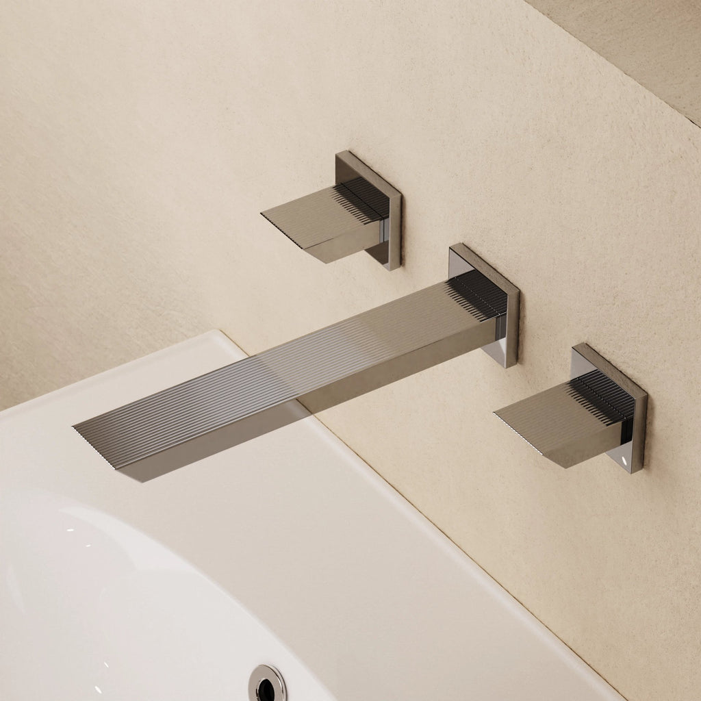 Crosswater Limit 3 Hole Wall Basin Tap