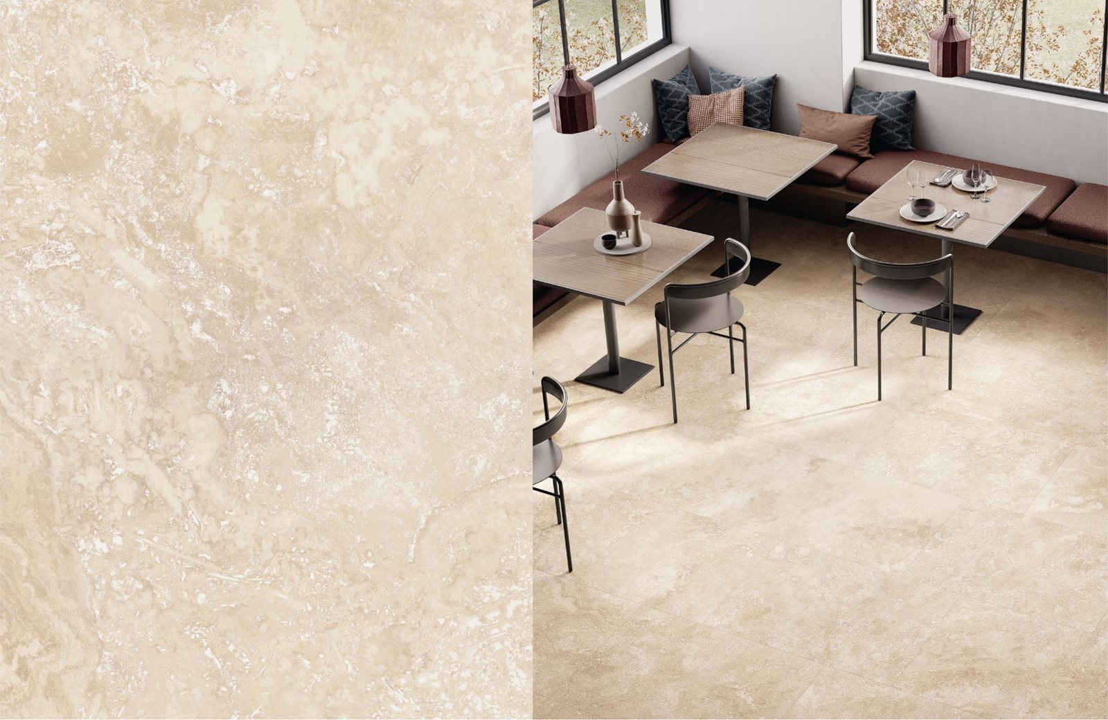COEM Luberon creme 60x90 naturale rettificato lifestyle